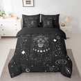 thumbnail image 2 of YST Zodiac Astrologie Couette Set, 7 pièces, psychédélique Céleste, Twin Size, Violet Galaxy, 2 of 4