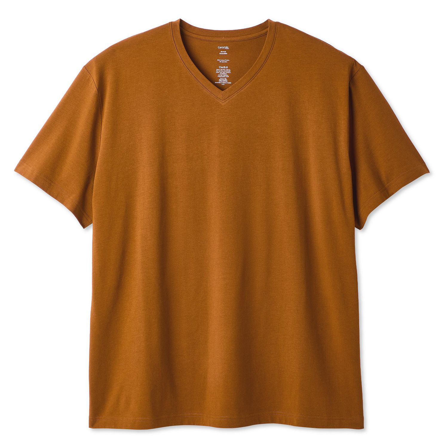 George Big Men's Stretch V-Neck T-Shirt