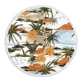 thumbnail image 1 of PRETXORVE Round Printed Microfiber Beach Super Colorful Bath Sandproof Beach Blanket Beach Multi-Purpose for Travel Swimming Pool, 1 of 8