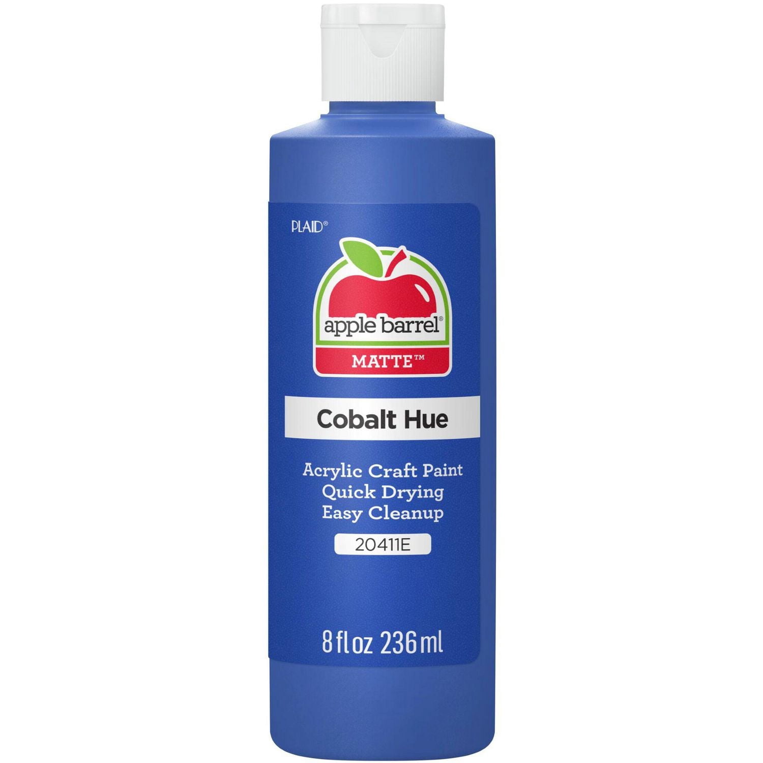 Peinture acrylique mate Apple Barrel Colors, 8 fl oz (236 mL), Bleu cobalt