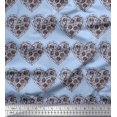 thumbnail image 1 of Soimoi Velvet Fabric Pizza Food Printed Fabric 1 Yard 58 Inch Wide, 1 of 3