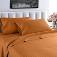 thumbnail image 1 of EIGTHTAIL Fresh Linen Collection 600 Thread Count Hotel Striped 100% Egyptian Quality Cotton Deep Pocket Sheet Set (King  Gray), 1 of 6