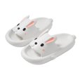 thumbnail image 1 of Wangsaura Women Bathroom Slippers Cute Rabbit Soft Sole Non-slip Open Toe Shower Slide Sandals House Shoes, 1 of 7