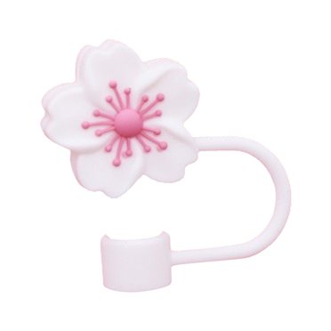 Capuchons de Paille en Silicone Cerise pour Gobelet de 10 mm - Couvercles Idéaux pour Gobelets de 30 et 40 Oz et pour Fêtes - Accessoires d'Embout de Paille