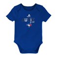 thumbnail image 4 of Newborn Girls Toronto Blue Jays 3rd Inning 3-Piece Creeper Set - Size 3 Months, 4 of 5