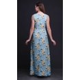 thumbnail image 2 of Bimba Floral Women Long Tank MaxiDress Round Neck Printed Party Gown-Large, 2 of 5
