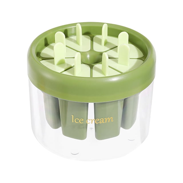 Aursykel 2025 New Ice Cream Maker Easy-Release Ice Cream Molding Ice Box Small Household Refrigerator Eight-Compartment Quick Demolding Separate Large-Capacity Ice Bucket Design