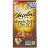 Chocolove Almonds Toffee Drk Choc, Cas de 12 X 3.2 Oz