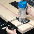 thumbnail image 3 of Machine de Taille pour Menuiserie, Guide Linéaire pour Bord de Rail, Règle de Guidage, Outils de Réglage Fin des Fentes pour Taille-Bordures de 65 mm, 3 of 8