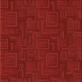 thumbnail image 1 of Ahgly Tapis d'Intérieur Lavable en Machine Carré Transitionnel Rouge Canneberge, 6 Pieds Carré, 1 of 7