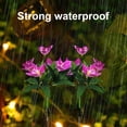 thumbnail image 4 of TIMIFIS Decorative Lights Solar Flower Lights Outdoor, Solar Flowers Garden Decorative Lights LED Stake Lights Auto On/Off Bright up to 8 Hrs Lighting & Ceiling, 4 of 5