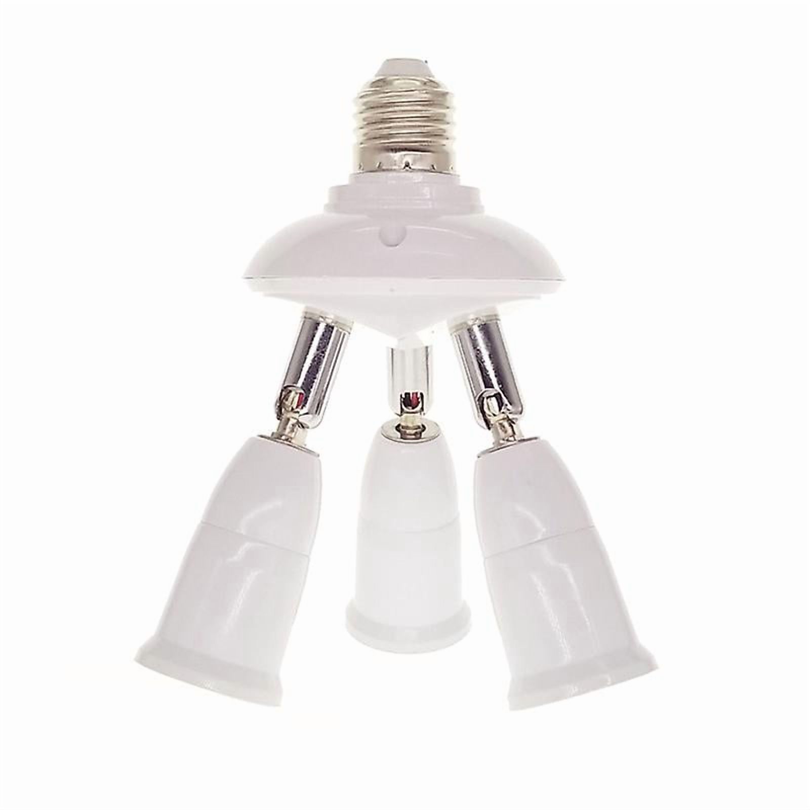 Triple E27 Socket for LED Light Bulb to Screw, 360° Adjustable, 85-265V ...