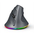 thumbnail image 1 of Wireless Vertical Mouse Adjustable DPI 2.4GHz Wireless Mouse Ergonomic Gaming Mouse Dual Modes Connection Mice High Precision Mice Portable Mouse For PC Laptop Computer grey, 1 of 5