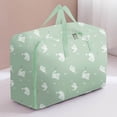 thumbnail image 4 of PRETXORVE Extra Large Reusable Storage with Strong Handles & Zippers, Heavy Duty Washable Moving,, Underbed Organizer for Bedding, Blanket, 4 of 5