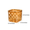 thumbnail image 3 of Yhmxh Trash Can-Garbage Can Kitchen Trash Can Desktop Small Trash Can High Value Cute Pressure Ring Without Lid Kitchen Table Bedroom Storage Large Non-slip Heightened Bottom Desktop trash can, 3 of 6