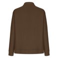 thumbnail image 4 of Pisexur Manteau d'Hiver pour Homme Mode Manteau Uni de Tempérament à Manches Longues Sans Capuche Manteau Décontracté d'Extérieur Vestes Manteau d'Hiver pour Homme Coupe-Vent Veste Veste Chaude, 4 of 5