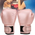 thumbnail image 4 of Boxing Gear, Punching Gloves Comfortable Soft Breathable Hole Protective  For Training Protection Pink, 4 of 8