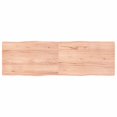 thumbnail image 1 of vidaXL Table Top Light Brown 160x50x(2-4)cm Treated Solid Wood Live Edge, 1 of 7