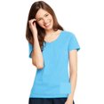 thumbnail image 1 of Hanes T-Shirt Col en V pour Femmes X-Temp, L, Horizon Bleu, 1 of 2
