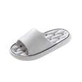 thumbnail image 1 of Gray Womens Quick-Dry Bath Slippers Couple Matching Indoor Outdoor Waterproof Non-Slip Lightweight Shower Sandals For Home Comfortable Style Size 38, 1 of 8