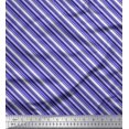 thumbnail image 1 of Soimoi Moss Georgette Fabric Diagonal Stripe Decor Fabric Printed Yard 42 Inch Wide, 1 of 5