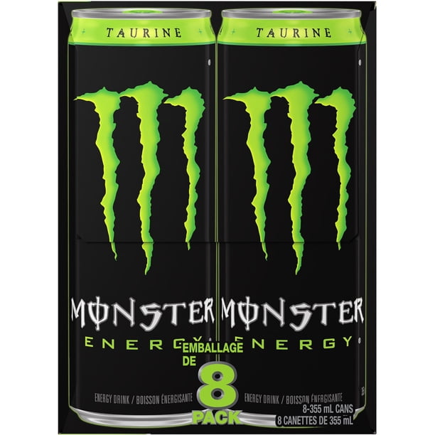 MONSTER ENERGY Green, 355mL, 8 Pack - Walmart.ca