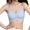 Light Blue, variant on Gtoiithly Soft Wireless Bra Comfortable Seamless Full Coverage Push Up Lace Everyday No Show Bras for Women Black L