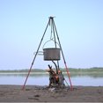 thumbnail image 3 of Trépied de Feu de Camp Portable Support Triangulaire Cruches d'Eau Suspendues Support de Poêle BBQ Accessoires d'Équipement de Camping, 3 of 8