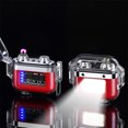 thumbnail image 1 of USB Rechargeable Plasma Lighter - Windproof Flameless Arc Lighter with LED Light for Camping, Hiking & Outdoor Survival Gear, 1 of 9