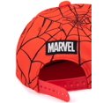 thumbnail image 2 of Marvel Spiderman Boys Red Adjustable Curved Peak Cap, 2 of 6