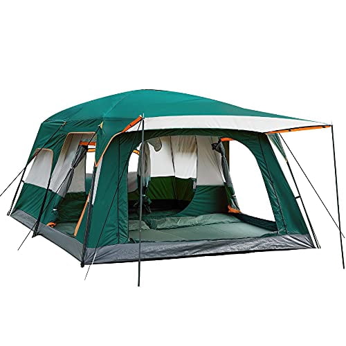 wassersäule zeltboden COSTWAY Zelt für 4-6 Personen, Campingzelt mit Vorzelt, großes Tunnelzelt mit eingenähtem Zeltboden, wasserdicht, 2500 mm Wassersäule, UV-Schutz 50+, Familienzelt mit Tragetasche Sport & Freizeit gender_Uomo Größe:M/l Sonnensegel Spielplatz - Sonnenschutz