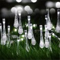 thumbnail image 1 of Meitianfacai Guirlande Lumineuse Goutte d'Eau pour l'Extérieur, Lampe Décorative d'Extérieur pour Jardin et Fête, Guirlande Lumineuse 30 LED à Motif de Goutte, 1 of 1