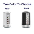 thumbnail image 2 of 65W Multi 6 Port USB Fast Charger Quick Charge QC3.0 USB Type C PD Charger Portable Charging Station ,Multi-Port, 2 of 6