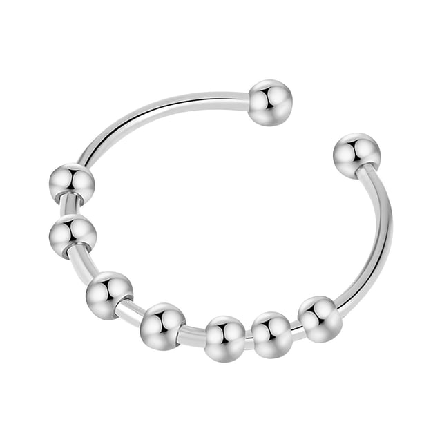 RXIRUCGD Jouets Bague de Perles Rotative Anxiété pour Femme