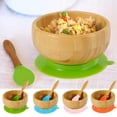 thumbnail image 4 of MesaSe Baby Bowl and Spoon Set Natural Bamboo Toddle Tableware, 4 of 9