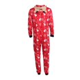 thumbnail image 4 of Ensemble de Pyjamas Assortis pour la Famille Combinaison de Nuit Sweat à Capuche Flocon de Neige, 4 of 6