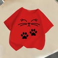 thumbnail image 2 of Tauxra T-Shirts Graphiques à Manches Courtes pour Garçons 2-14 Ans Mélange de Coton Doux T-Shirts à Imprimé Chat Hauts Décontractés à Col Rond pour Usage Quotidien Terrain de Jeu École Vacances d'Été, 2 of 8