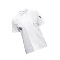 thumbnail image 1 of Chef Jacket Short Sleeve Cooking Clothes Simple Chef Short Sleeve Chef Jacket Coat for Restaurant White XXXL, 1 of 8