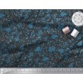 thumbnail image 3 of Soimoi Silk Fabric Floral & Leopard Animal Skin Decor Fabric Printed Yard 42 Inch Wide, 3 of 3