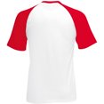 thumbnail image 2 of Fruit Of The Loom T-Shirt de Baseball à Manches Courtes pour Hommes, 2 of 2