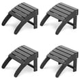 thumbnail image 1 of HDPE Outdoor Ottoman Foot Rest for Adirondack Chair, Weather Resistant Patio Footstool for Porch, Pool, Lawn and Backyard, 1 of 7