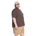 thumbnail image 4 of T-shirt ample à rayures George Plus pour hommes, 4 of 6