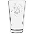 thumbnail image 3 of Rough Collie Dog Themed Etched All Purpose 16oz Pint Glass, 3 of 3