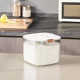thumbnail image 4 of Back to School!Rice Dispenser,Grain Container Storage with Lid,Extra Large Food Containers,Food Storage Bins with Lids,Moisture Proof Household Cereal Dispenser Bucket for Kitchen Soybean Corn, 4 of 8