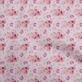 thumbnail image 1 of oneOone Polyester Spandex Light Pink Fabric Florals Sewing Material Print Fabric By The Yard 56 Inch Wide, 1 of 4