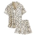 thumbnail image 4 of PMVFHDE Langes pour Bébés Filles Ensemble de Pâques pour Enfants Bricolage Peint à la Main Tenue de Maison avec Pyjama Coloré les Filles Peuvent Jouer et le Porter au Quotidien Ensembles 2 Pcs pour Filles Jaune Pâle,8-9 Ans, 4 of 4