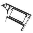 thumbnail image 3 of 7pcs Car Navigation Panel Trim Cover Carbon Fiber Interior Decoration Fit for Prius 2012‑2015 LHD, 3 of 14