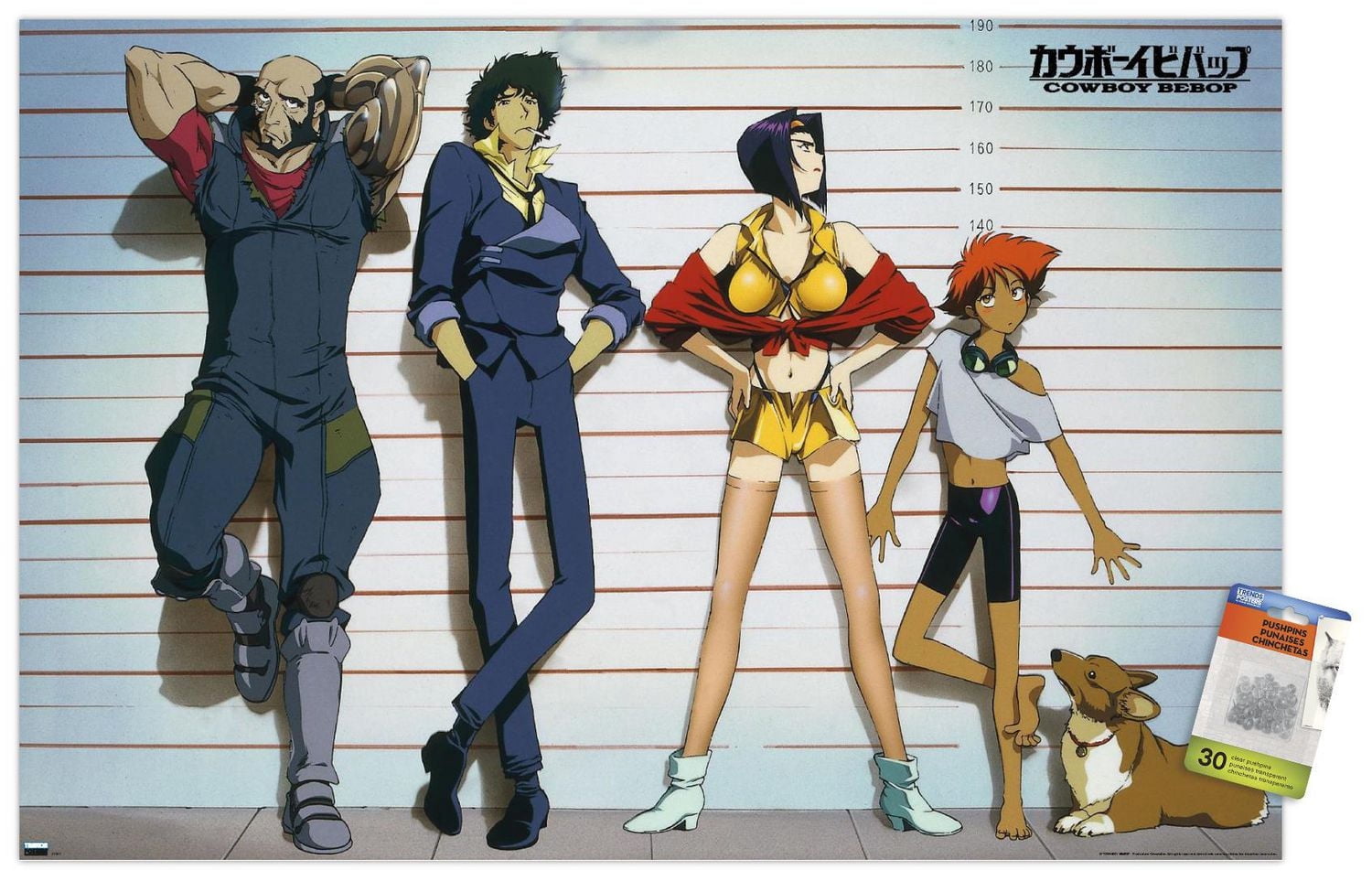 Cowboy Bebop - Heights Wall Poster, 14.725" x 22.375" Framed