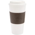 thumbnail image 2 of Copco Acadia Reusable To Go Mug, 16-ounce Capacity 4-pack (Pink, Azure, Brown, Red), 2 of 4