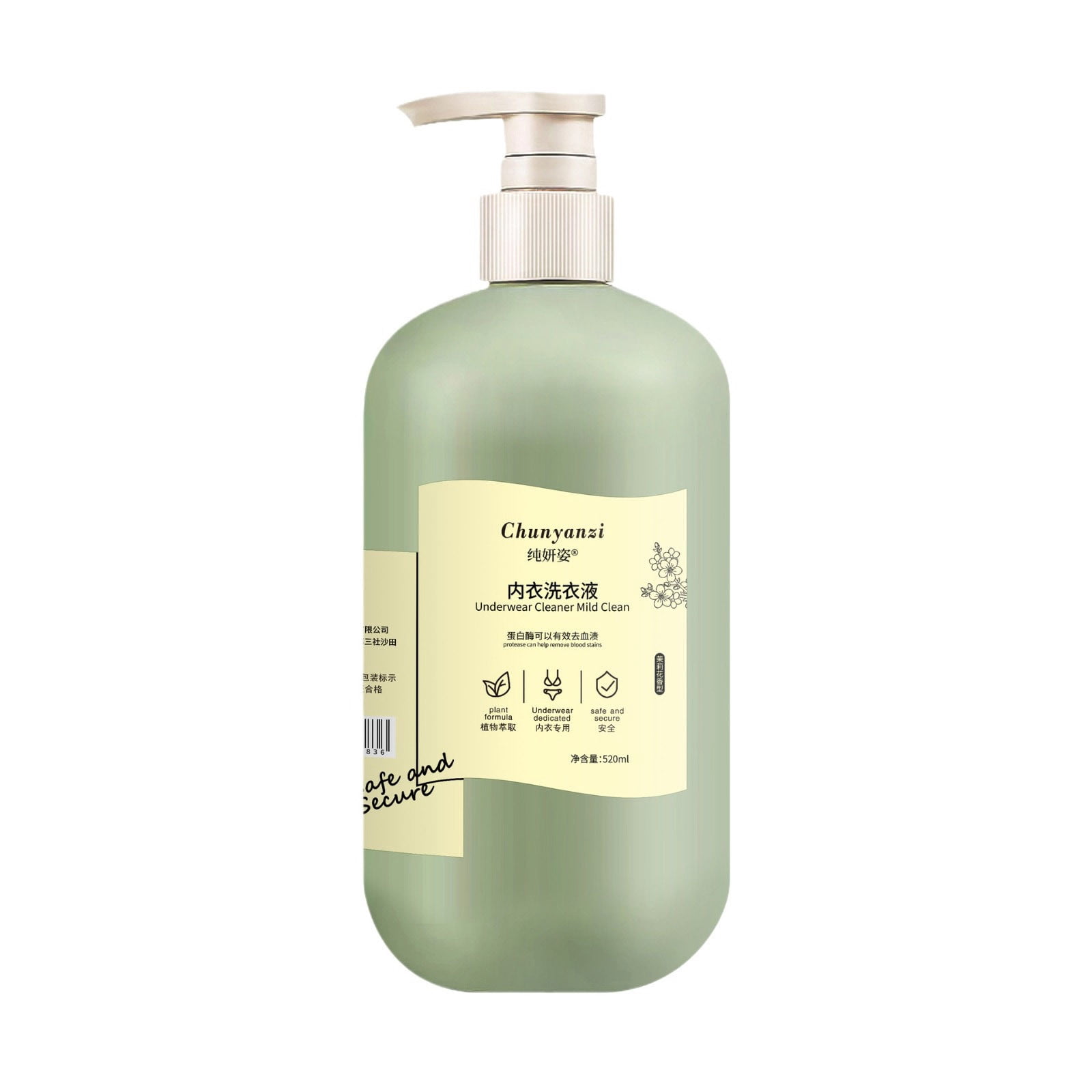 Pcksrro Home Cleaning Products Deal!Underwear Laundry Detergent Underwear Cleaning Solution Fragrances Household Laundry Detergent 520ml